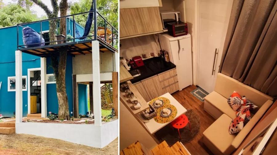Casa de 9m² hospeda turistas em Sorocaba: quanto custa a 'miniexperiência'?