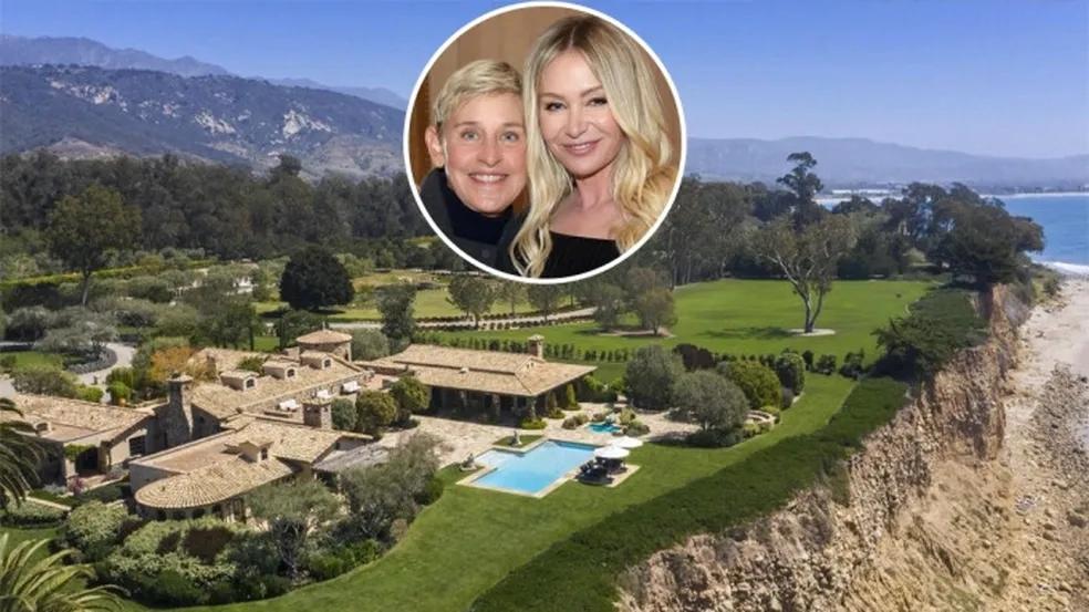 Ellen DeGeneres e Portia de Rossi batem recorde e compram mansão por R$ 370 milhões