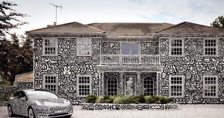 The Doodle House: a casa onde é impossível entrar sem ficar tonto