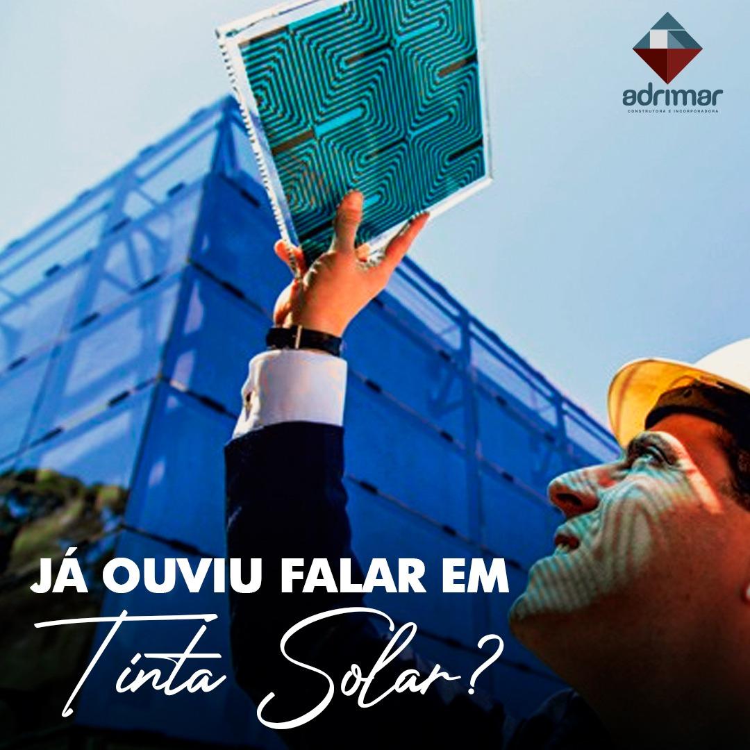 Tinta solar – Captação e geração de energia limpa