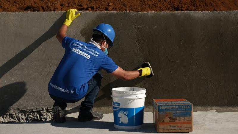 Falhas na aplicação comprometem impermeabilização