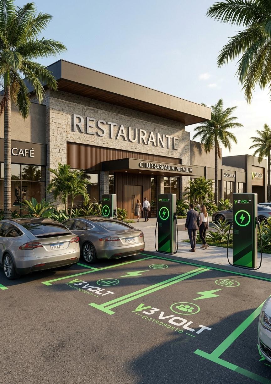 V3 Volt Eletroposto: a energia que movimenta pessoas, negócios e a mobilidade do futuro