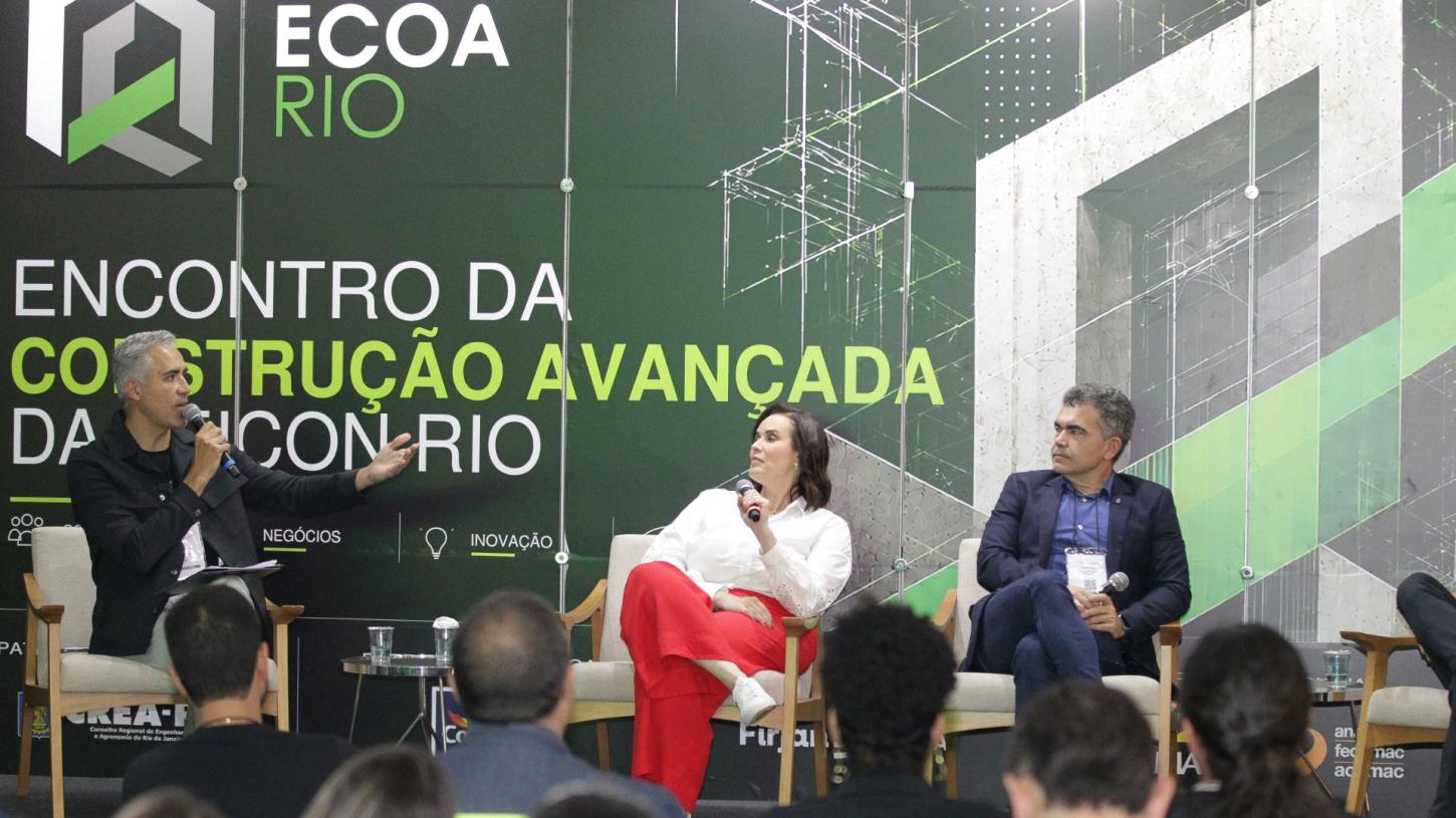 Primeiro dia de Feicon Rio abriu agenda de conteúdo com debates sobre formação, produtividade e futuro da construção