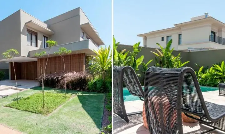 Linhas retas e arquitetura contemporânea marcam projeto de residência